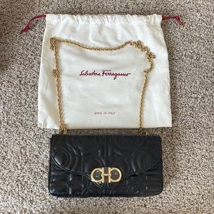 Salvatore Ferragamo Gancini Quilting minibag